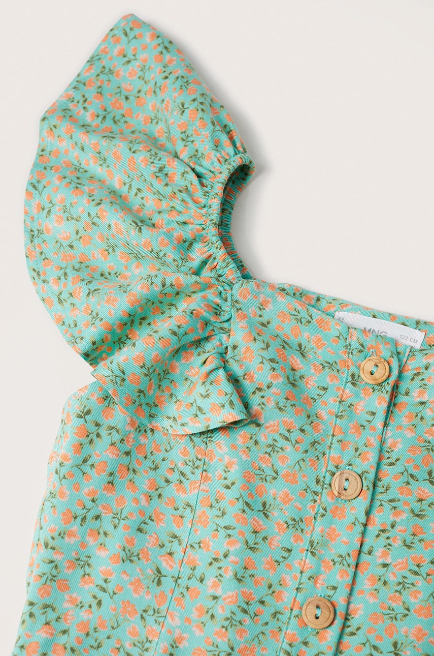 

Дитячий комбінезон Mango Kids колір зелений