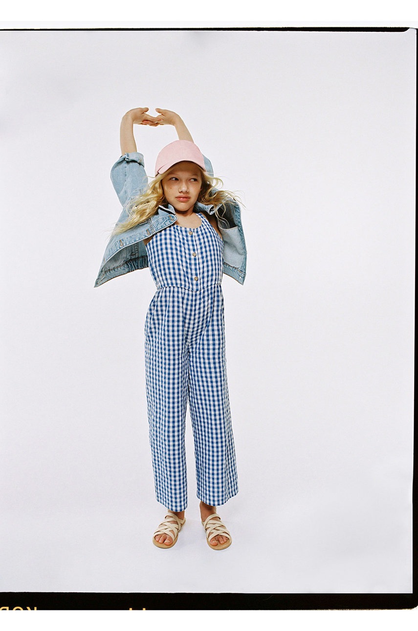 

Дитячий комбінезон Mango Kids Jirafa з бавовни