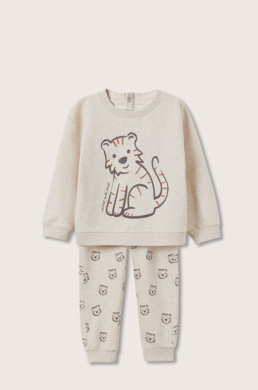 

Детски комплект Mango Kids в бежово, Бежов