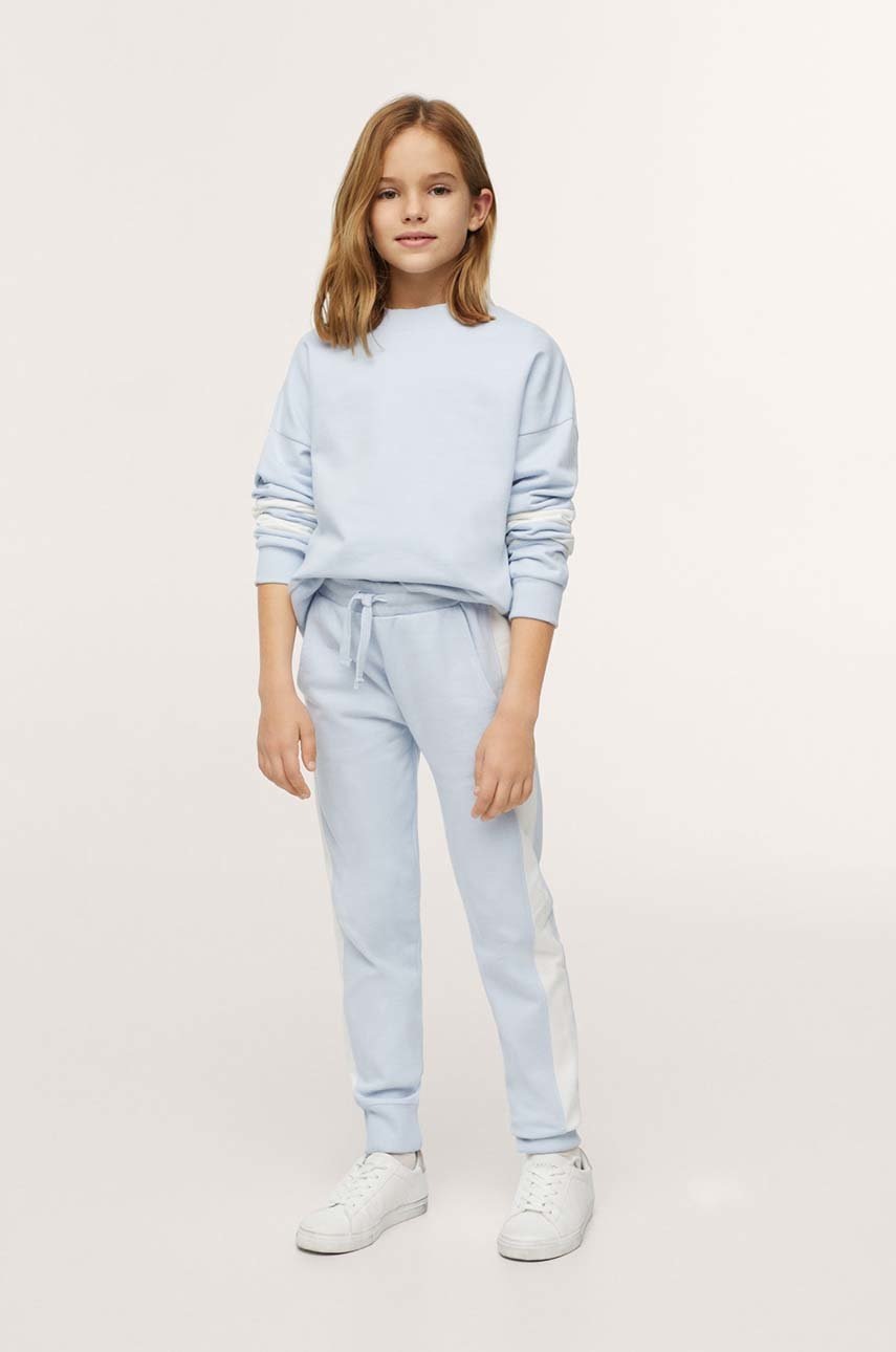 

Дитячі бавовняні штани Mango Kids візерунок