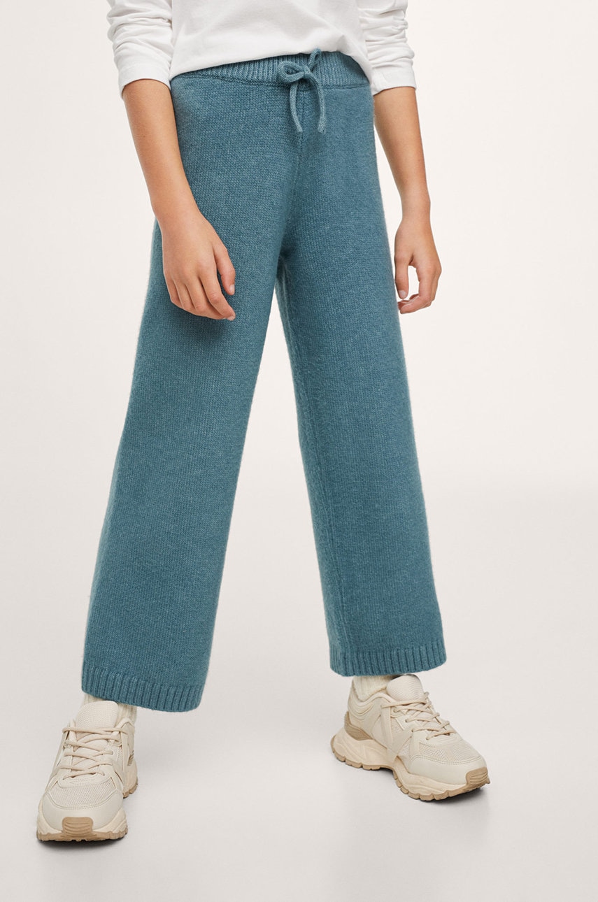 Mango kids pantaloni copii neted