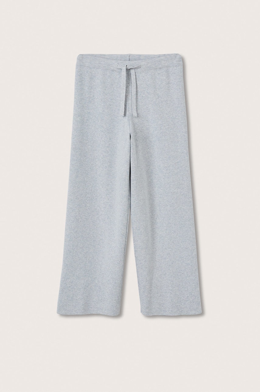 

Детски панталони Mango Kids Dolly в меланж на сиво, Сив