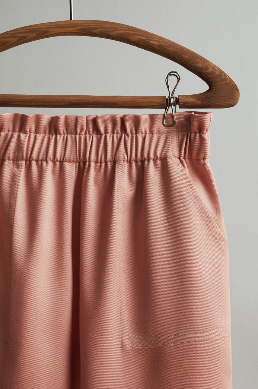 

Дитячі штани Mango Kids Cadaques колір рожевий однотонні