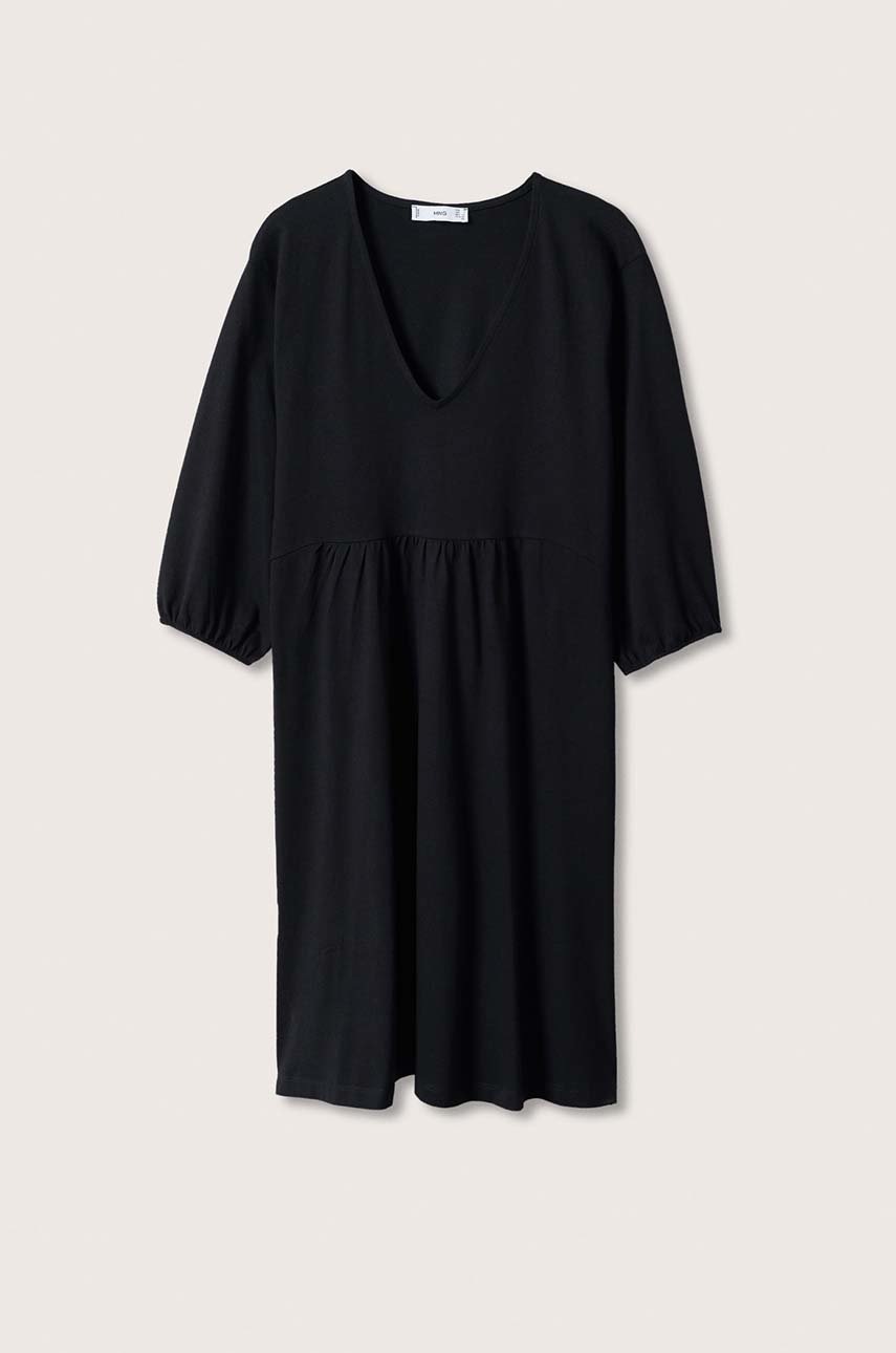 

Сукня Mango Serenade колір чорний mini oversize