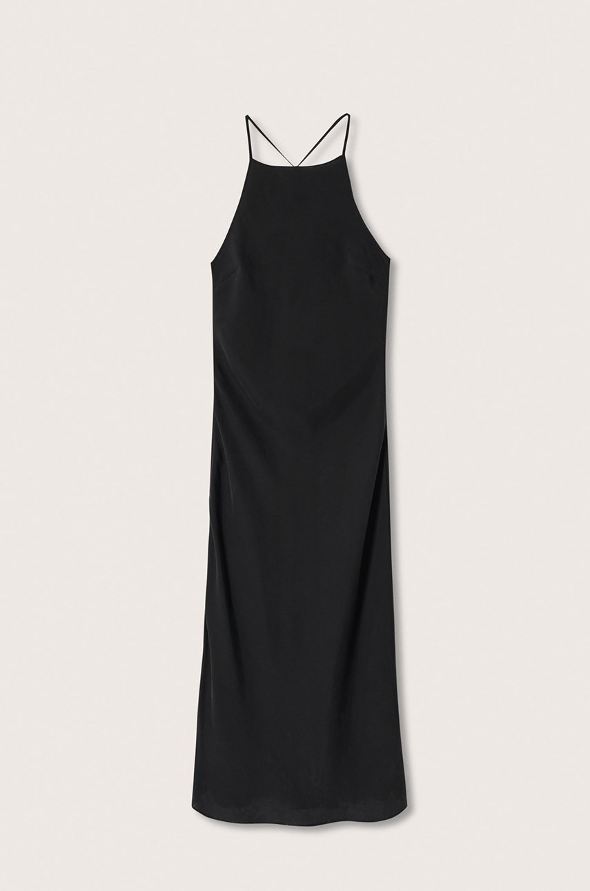 

Сукня Mango Grace колір чорний maxi пряма