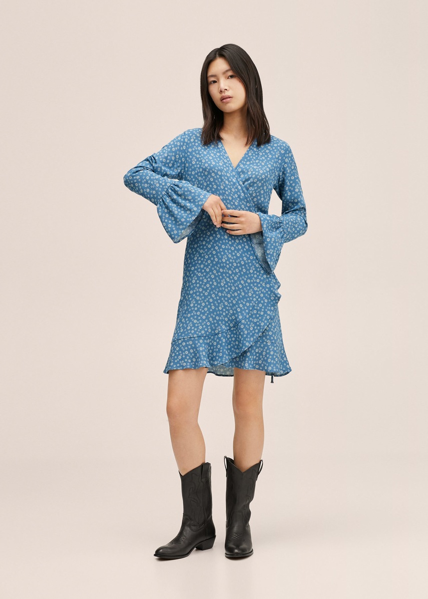 

Детское платье Mango Kids mini расклешённое