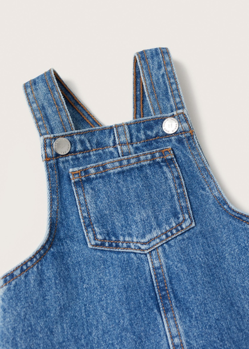 

Детское джинсовое платье Mango Kids mini прямое