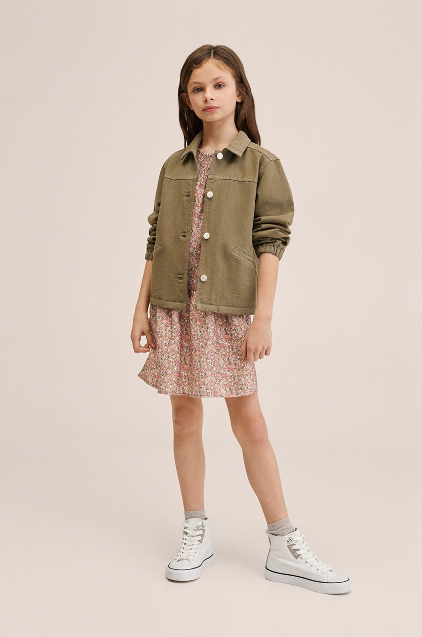 

Дитяча сукня Mango Kids колір помаранчевий mini розкльошена