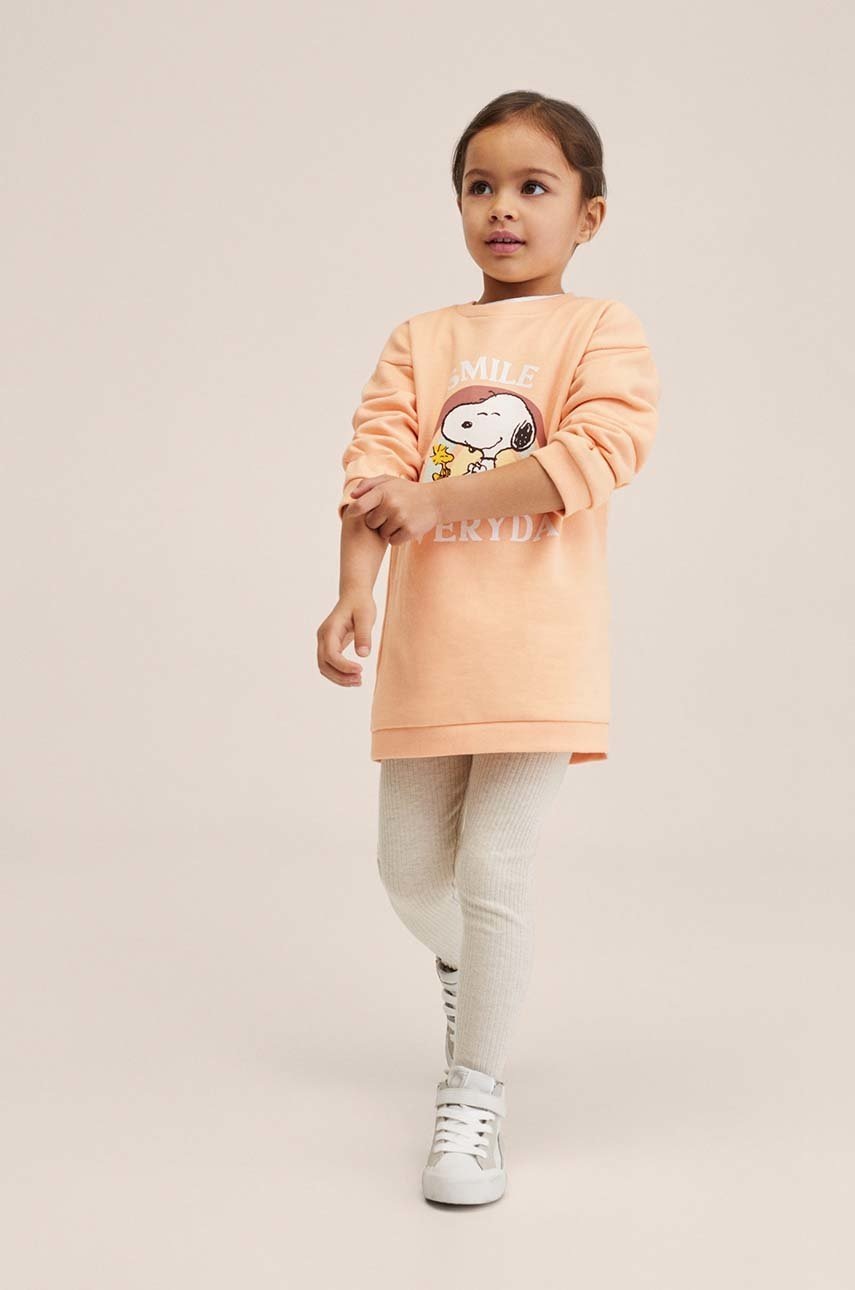 

Дитяча сукня Mango Kids Everyday колір помаранчевий mini пряма
