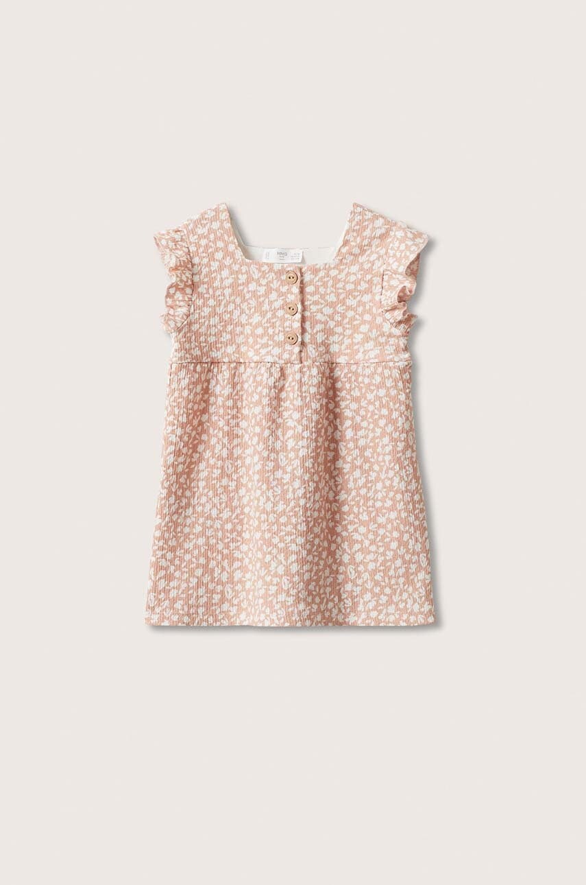 

Дитяча сукня Mango Kids Lourdes колір рожевий mini пряма
