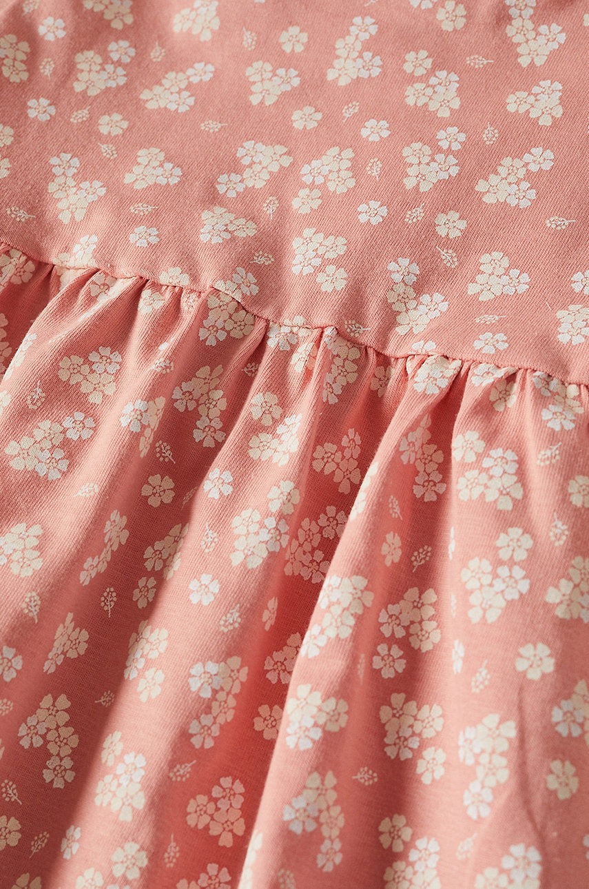 

Дитяча бавовняна сукня Mango Kids Vicky колір рожевий mini розкльошена