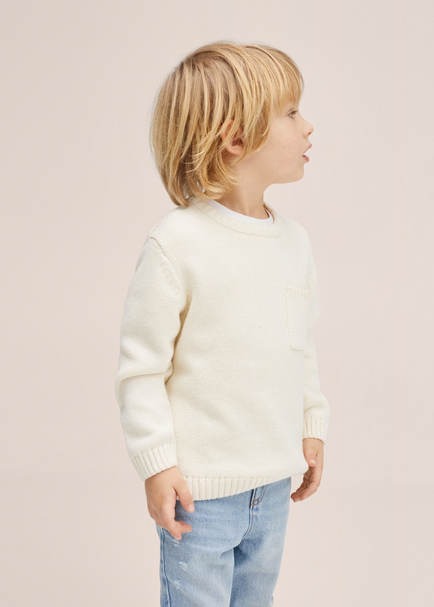 

Дитячий светр Mango Kids колір бежевий легкий