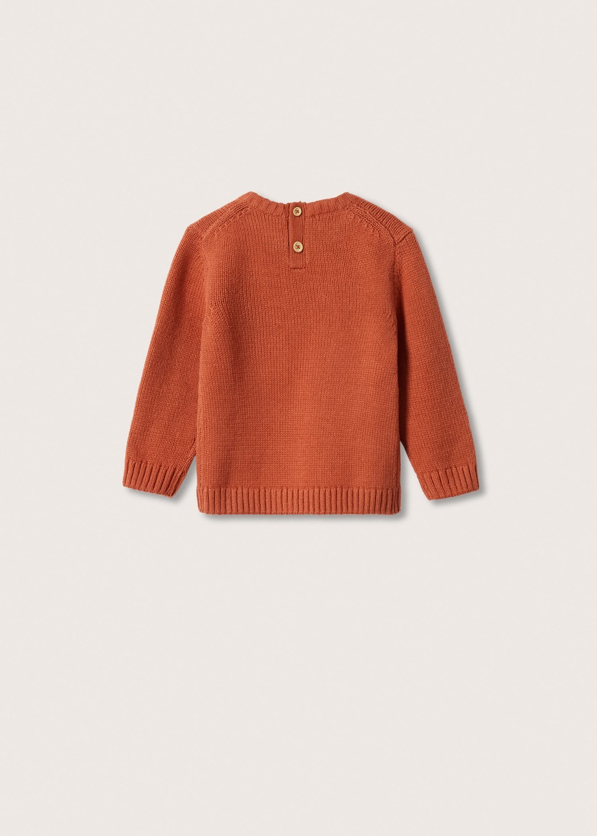

Детски пуловер Mango Kids в оранжево от лека материя, Оранжев