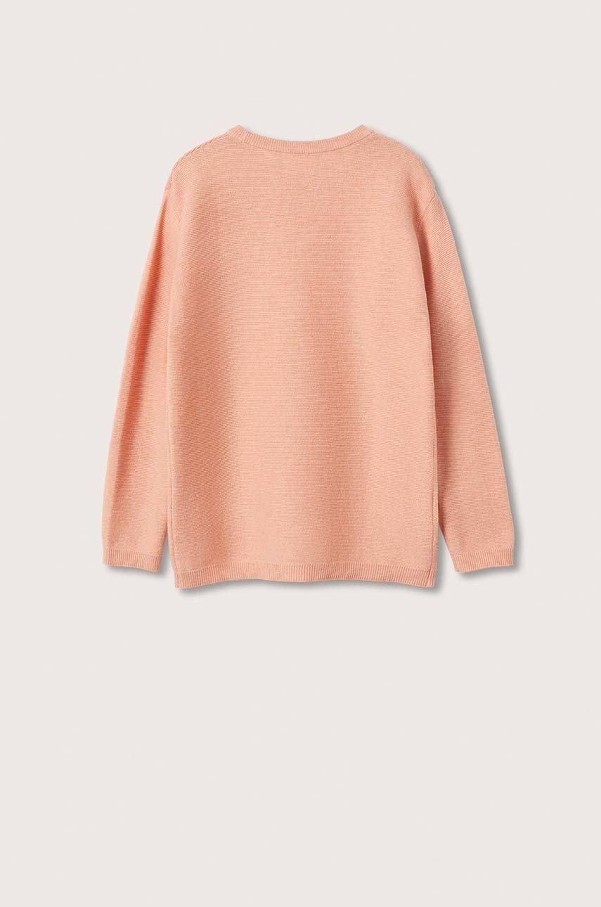 

Детский свитер Mango Kids Dingo цвет оранжевый лёгкий