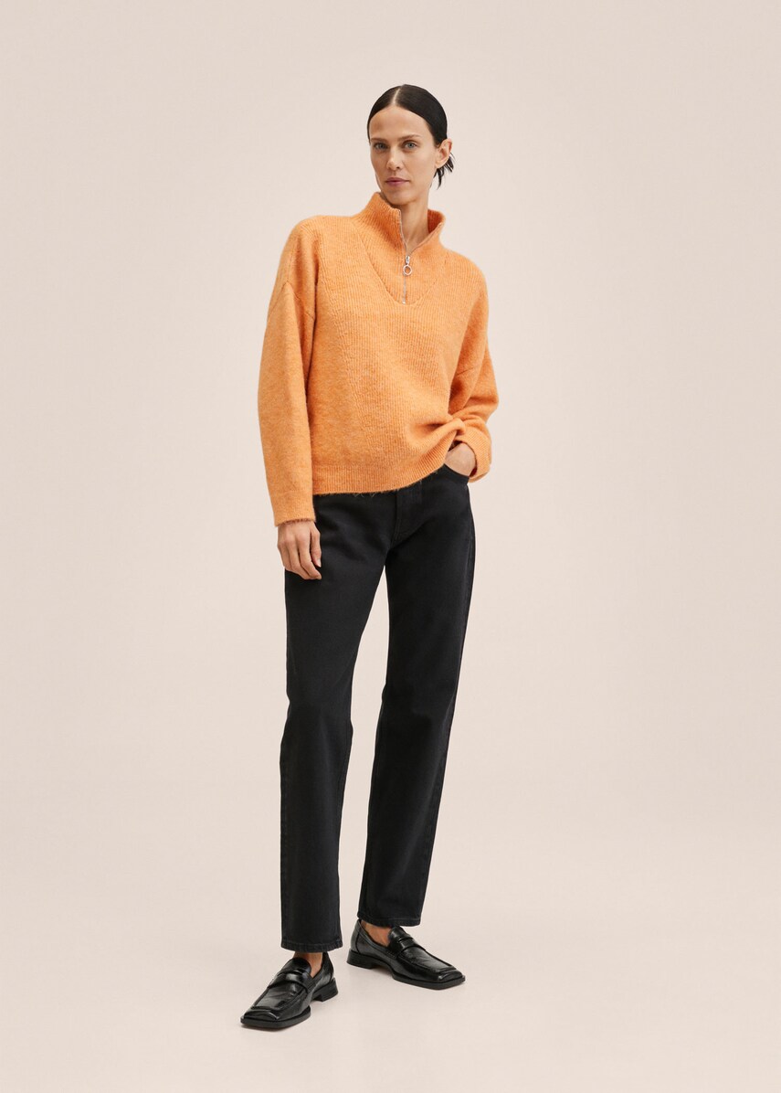 

Светр Mango жіночий колір помаранчевий легкий