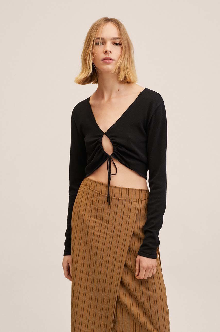 Mango pulover Furio femei, culoarea negru, light 2022 ❤️ Pret Super answear imagine noua 2022