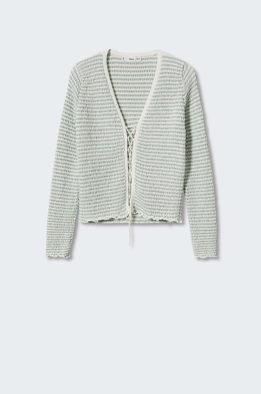 

Джемпер Mango Zinny женский цвет бирюзовый лёгкий