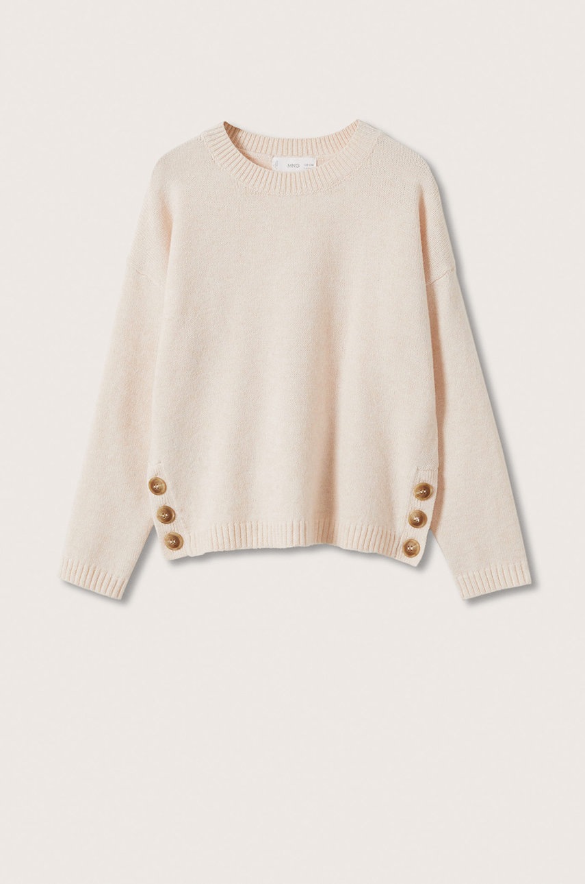

Детски пуловер Mango Kids в бежово, Бежов