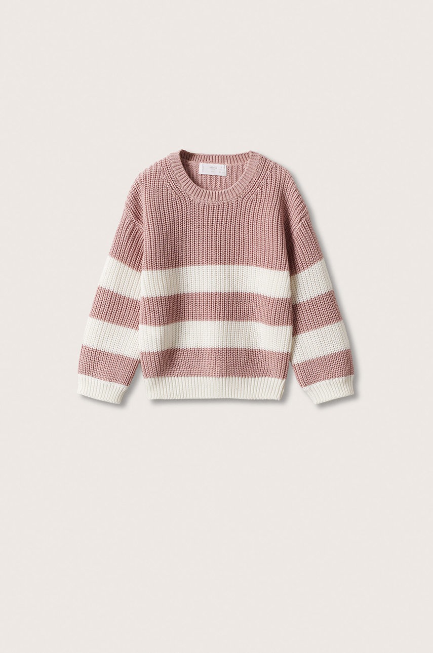 

Детски пуловер Mango Kids в розово, Розов