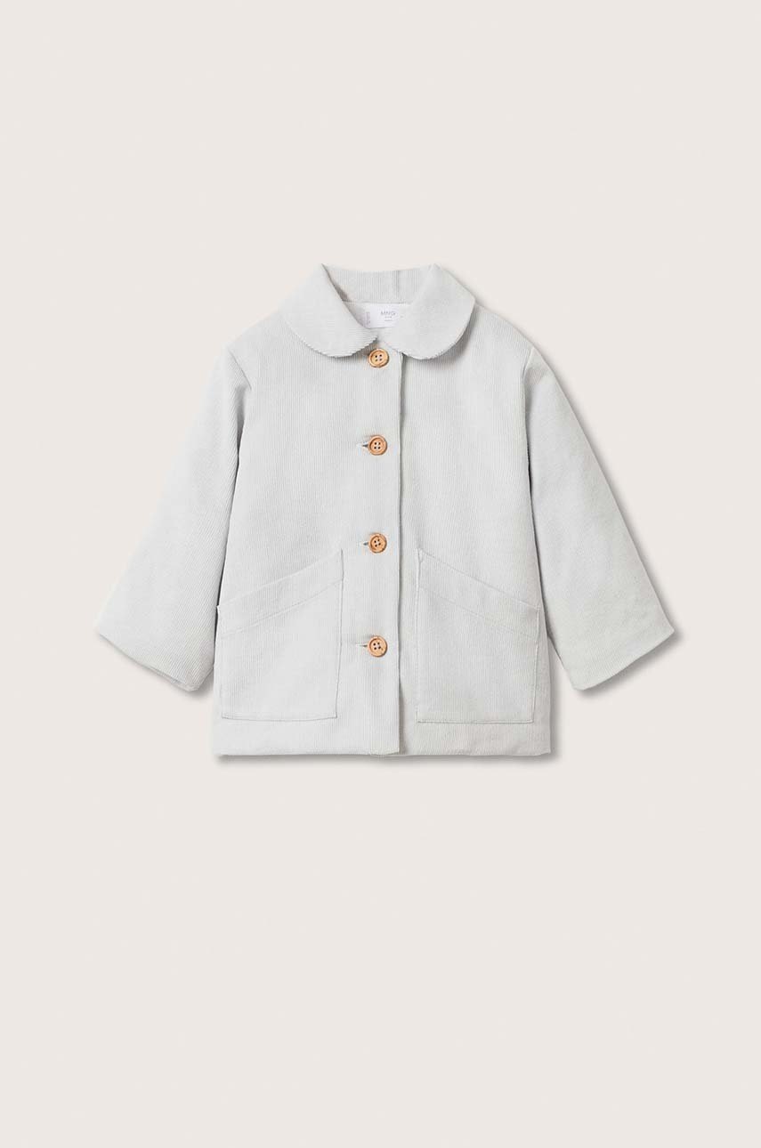 

Детско яке Mango Kids в сиво, Сив