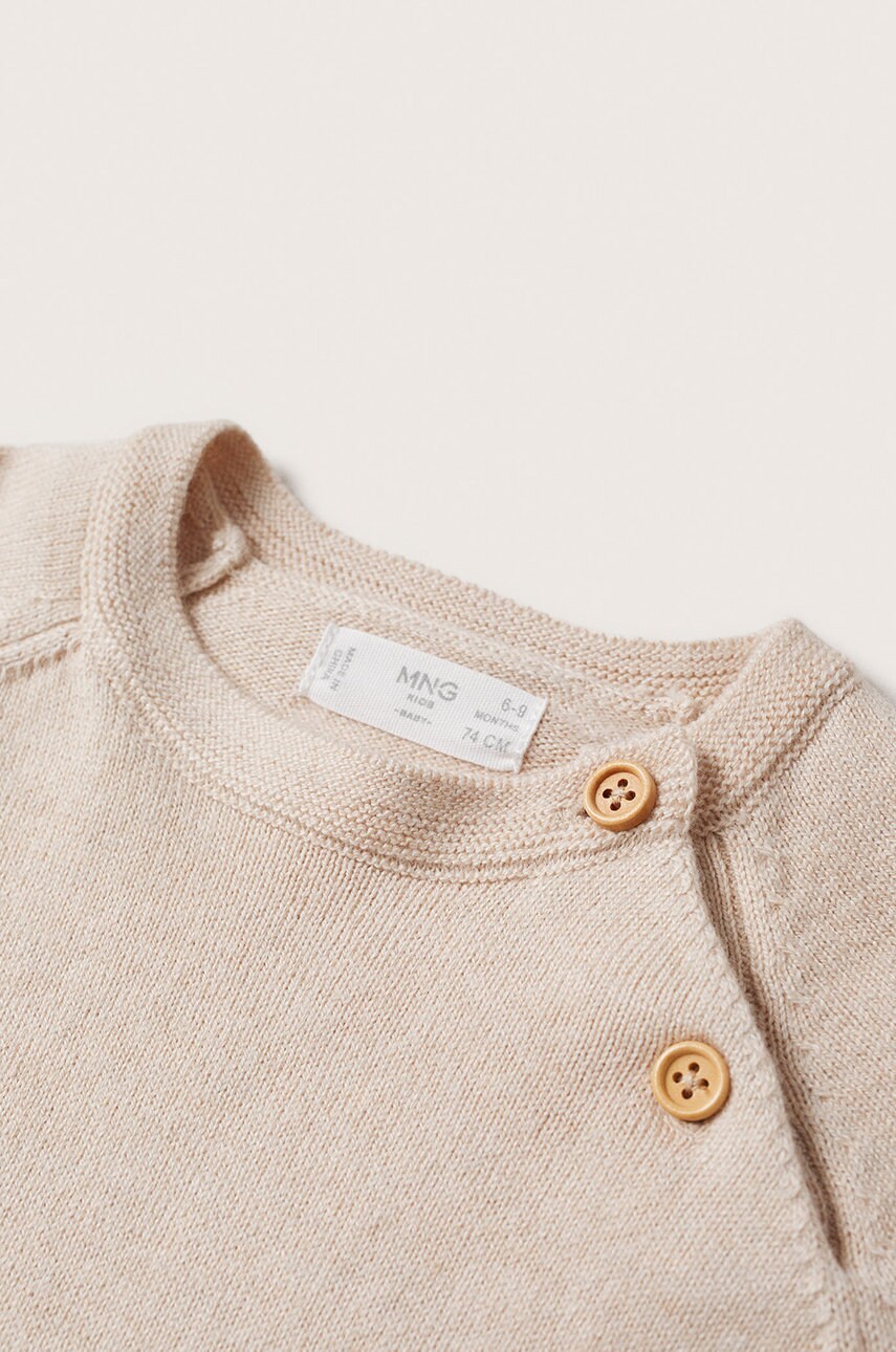 

Дитячий светр Mango Kids колір бежевий легкий