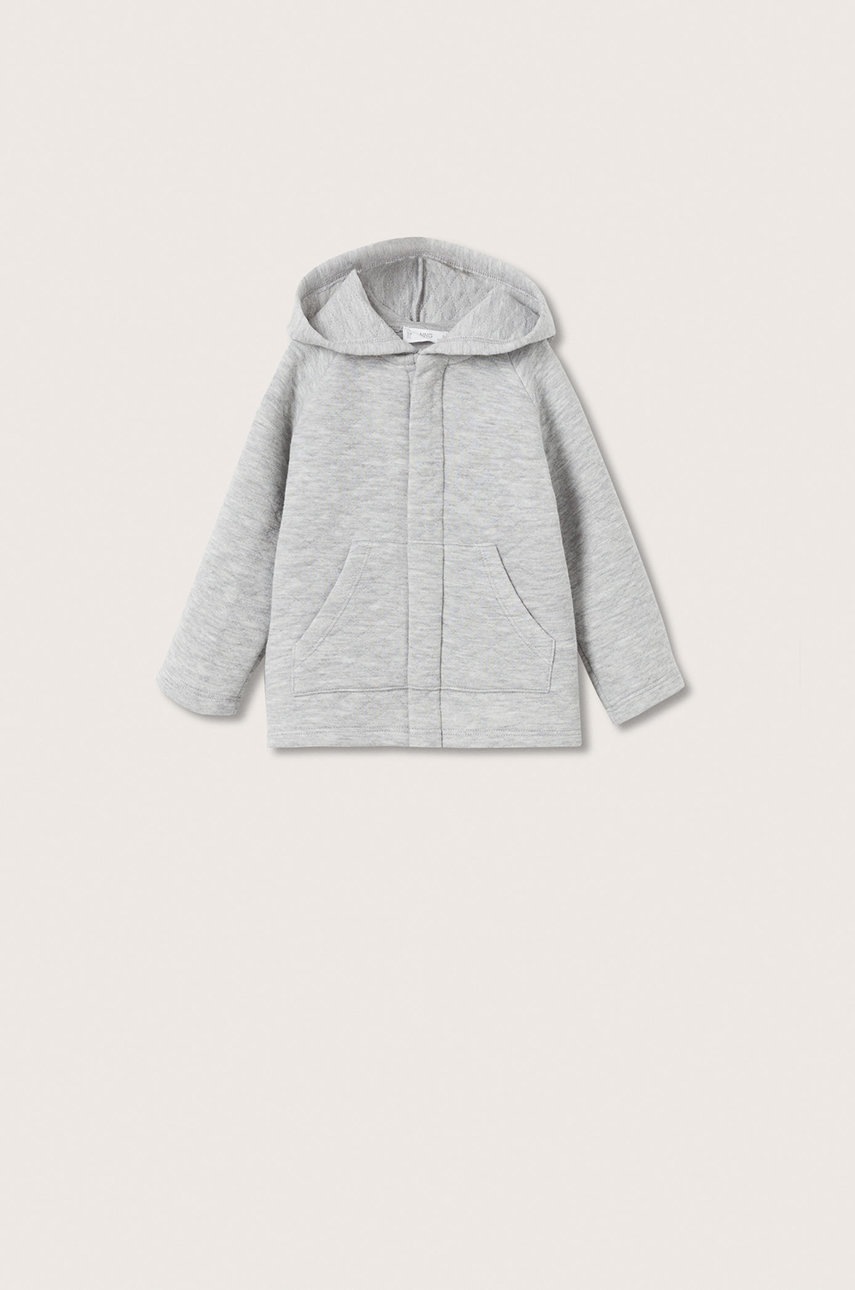 

Детски суичър Mango Kids Sete в сиво, Сив