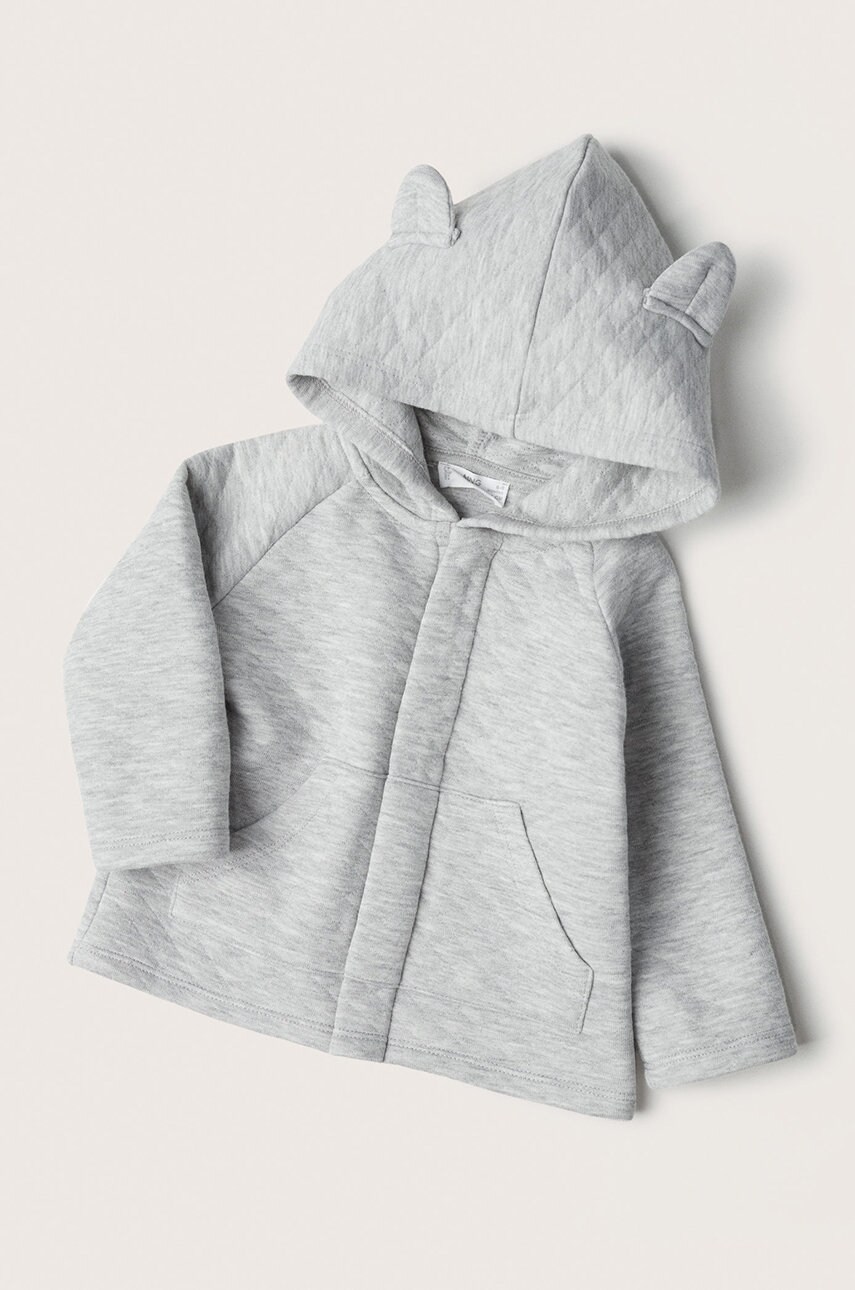 

Дитяча кофта Mango Kids Sete колір сірий