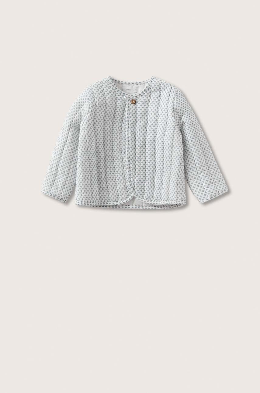 

Детска жилетка Mango Kids Colchi в бяло, Бял