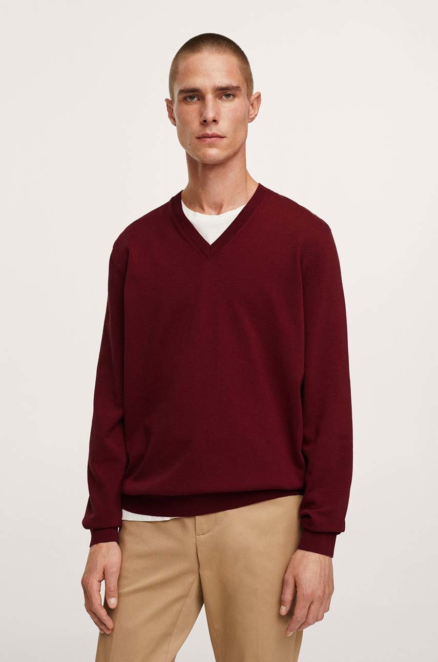 

Mango Man - Пуловер TENV, Червен