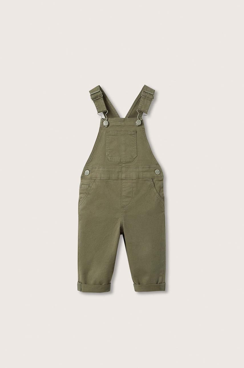 

Детски гащеризон Mango Kids в кафяво, Кафяв