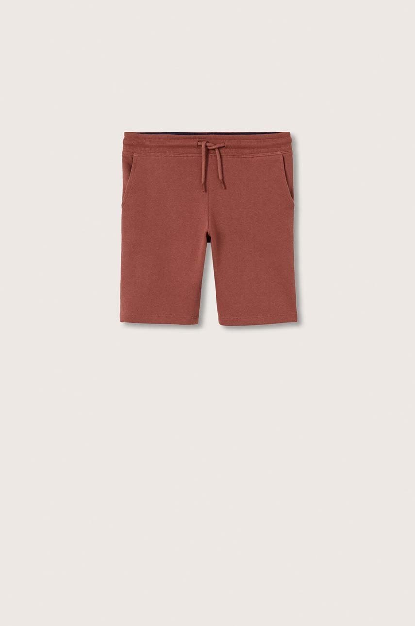 

Детски къси панталони Mango Kids в оранжево, Оранжев