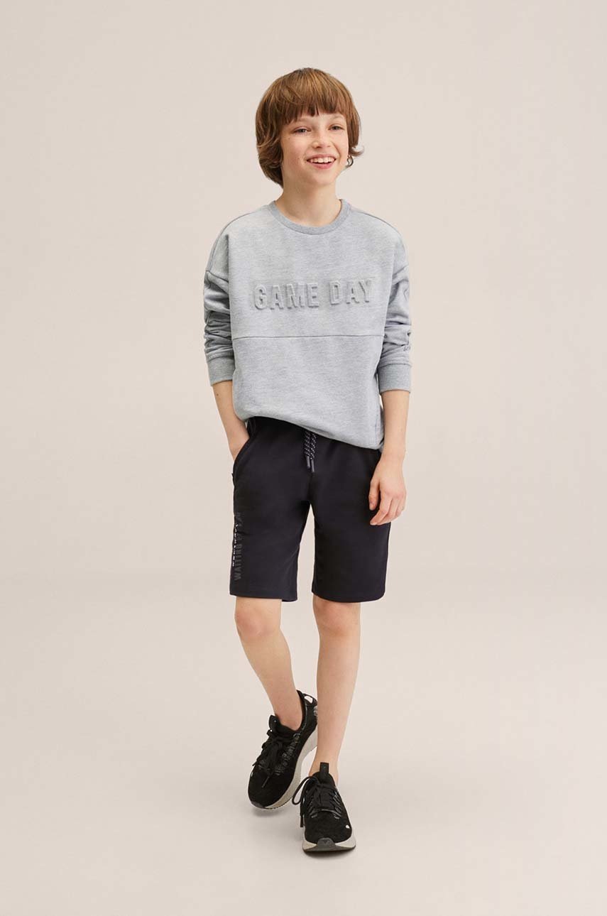 

Дитячі шорти Mango Kids Dubai колір чорний