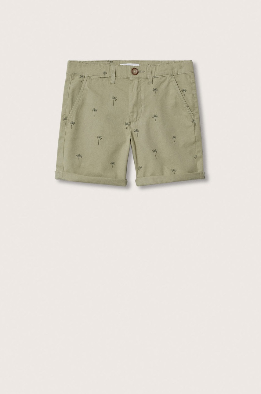 

Детски къси панталони Mango Kids Caribe в кафяво, Кафяв
