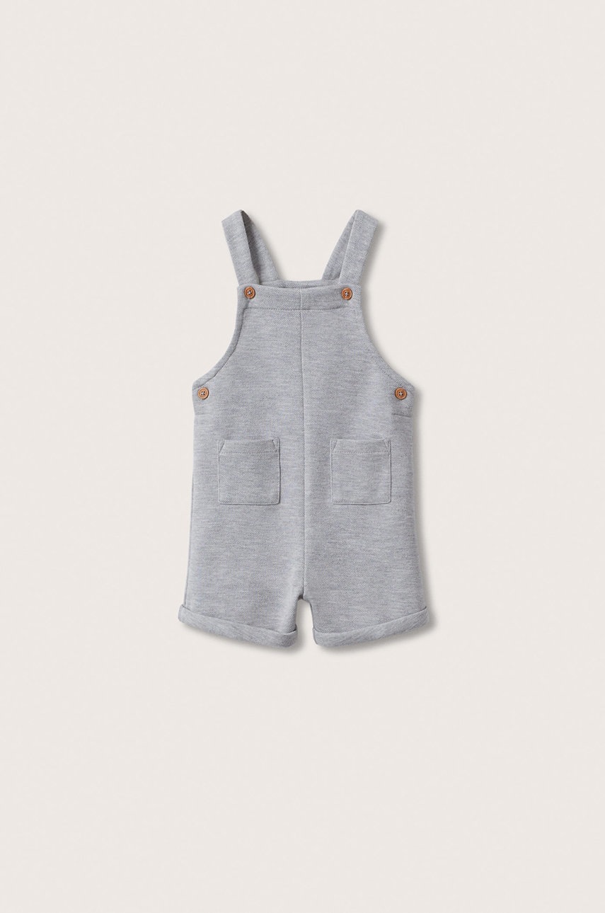 

Детски гащеризон Mango Kids Elias в сиво, Сив