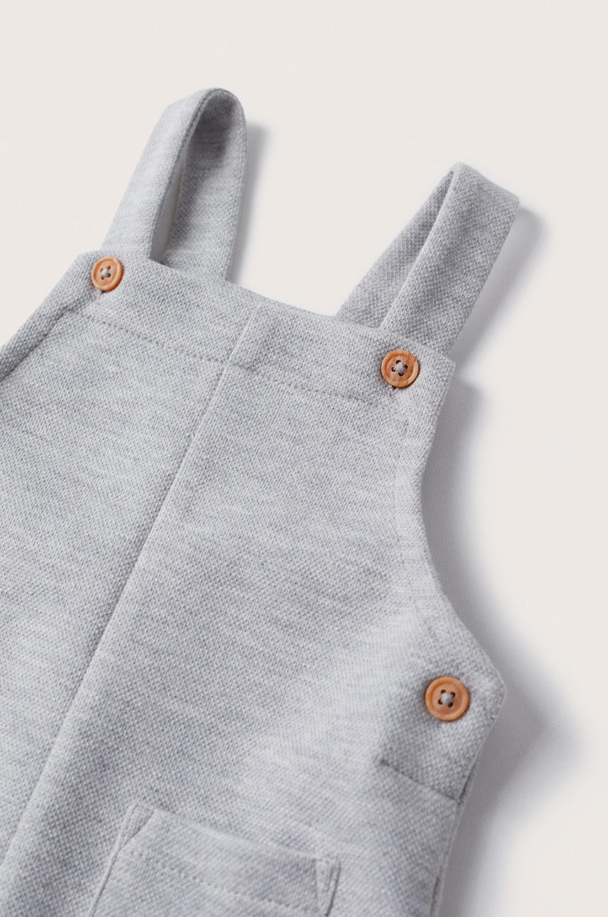 

Детский комбинезон Mango Kids Elias цвет серый