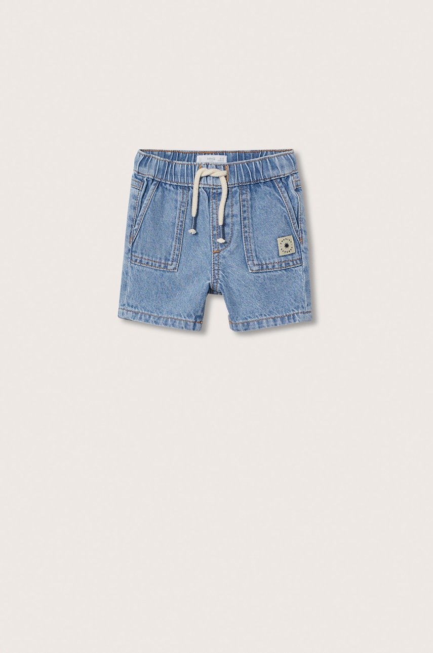 

Детски къси панталони Mango Kids Sunset, Син
