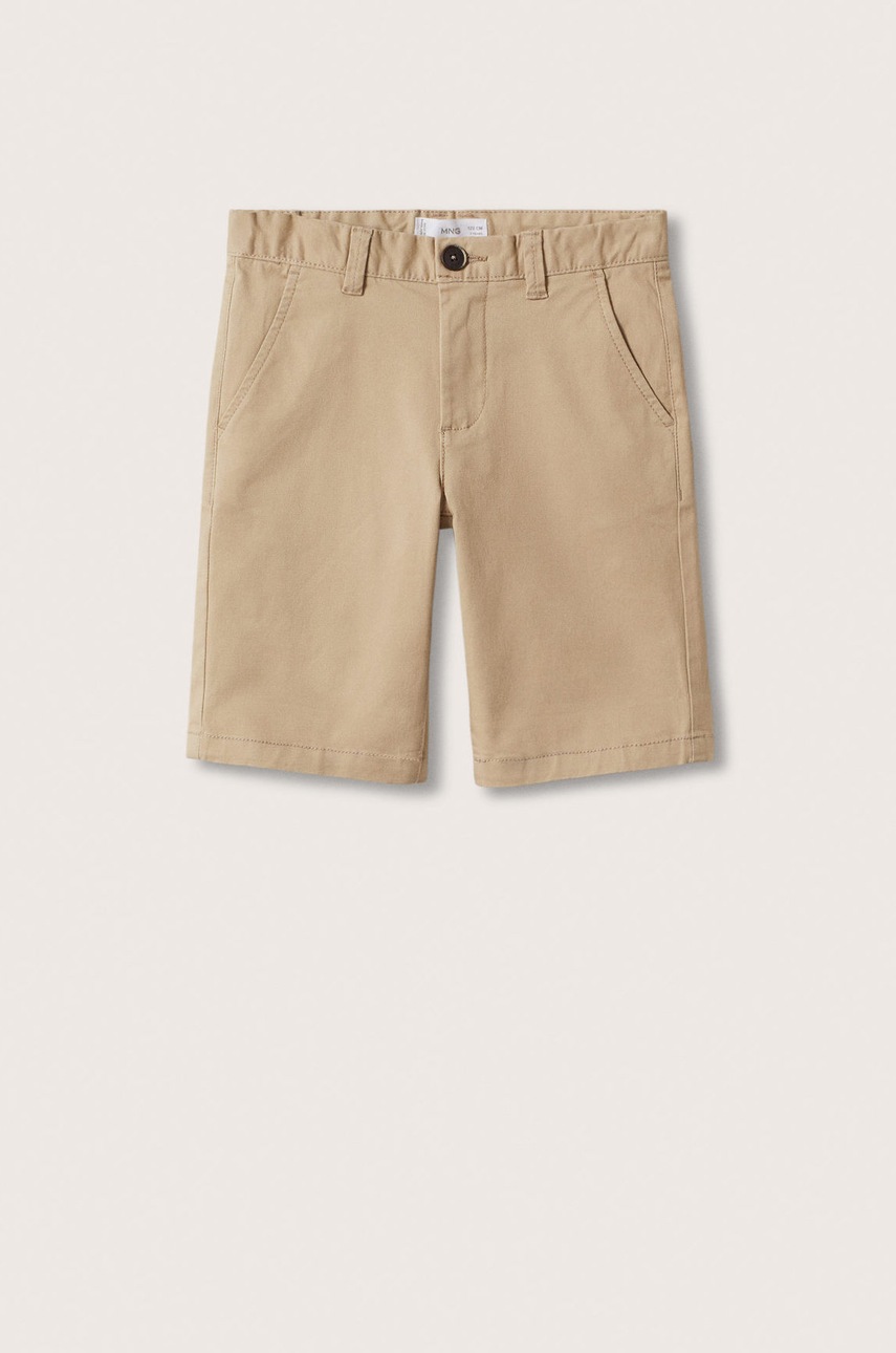 

Детски къси панталони Mango Kids в бежово, Бежов