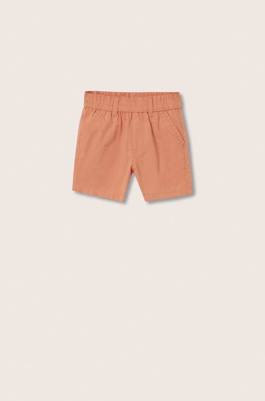 

Детски къси панталони Mango Kids Aruba в оранжево, Оранжев