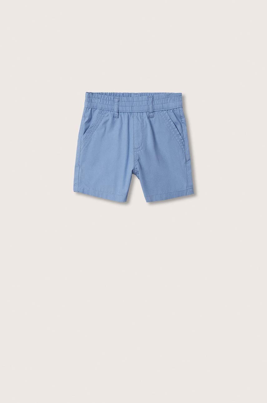 

Детски къси панталони Mango Kids Aruba, Син