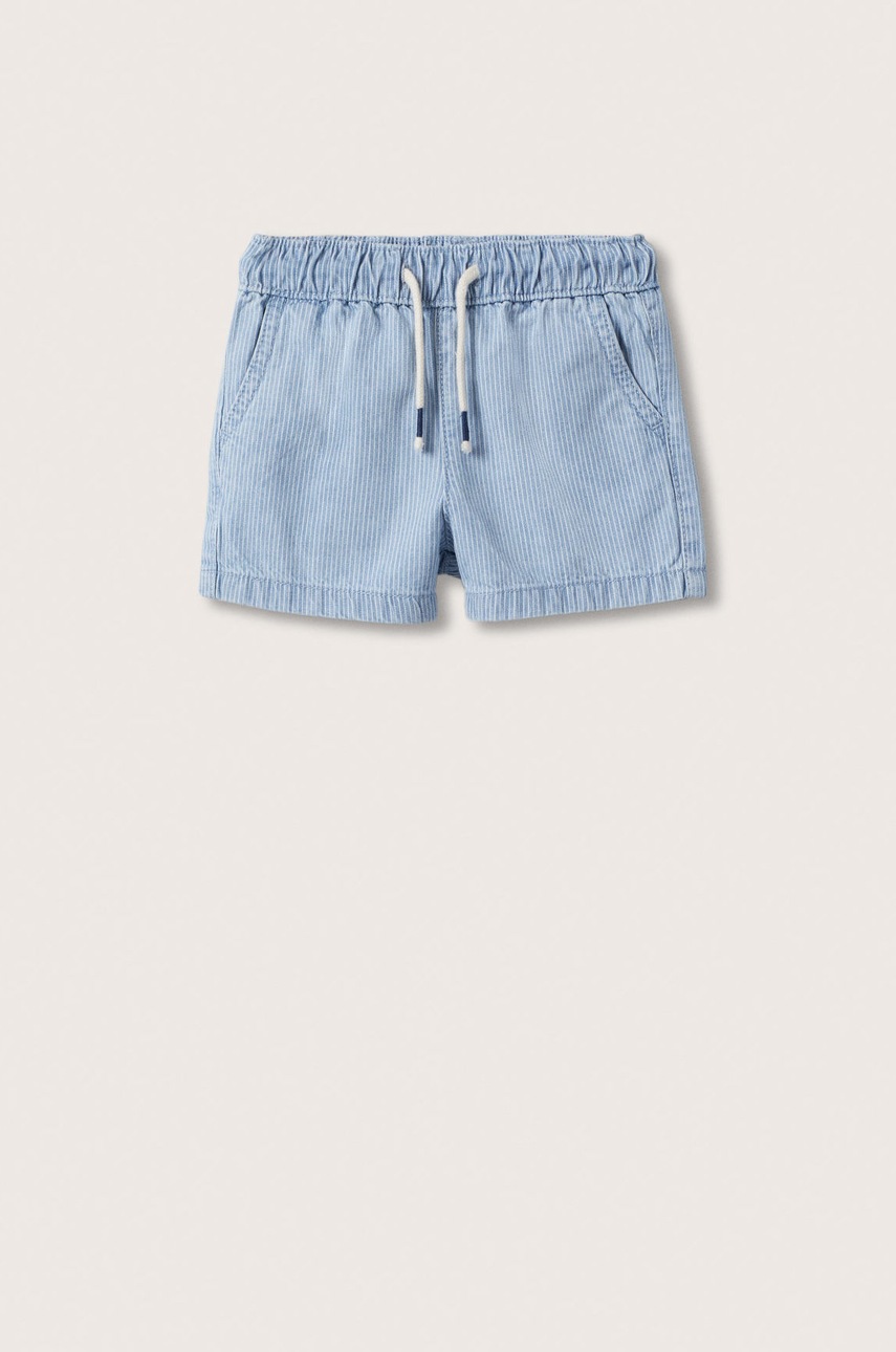 

Детски къси панталони Mango Kids Tulum, Син