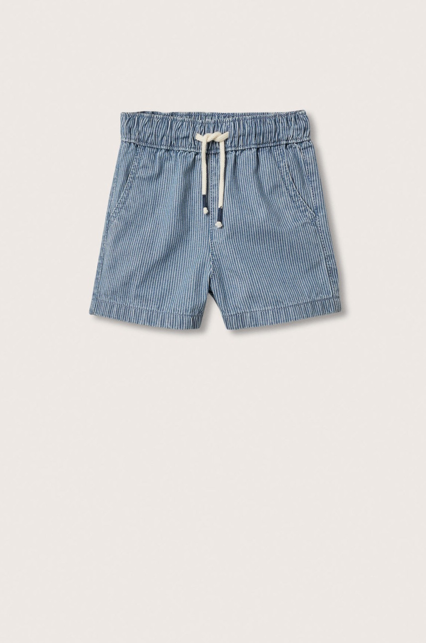 

Детски къси панталони Mango Kids Tulum, Син