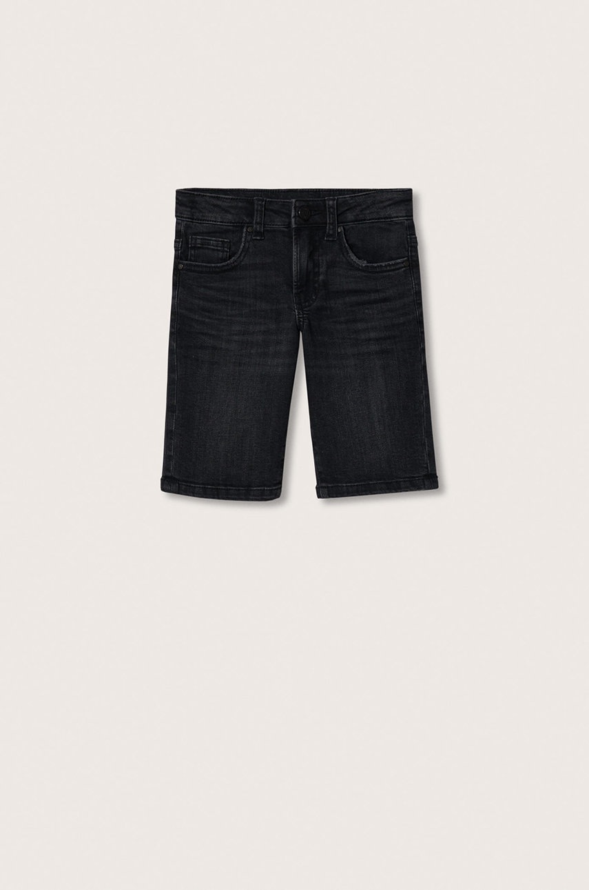 

Детски къси панталони Mango Kids John в сиво, Сив