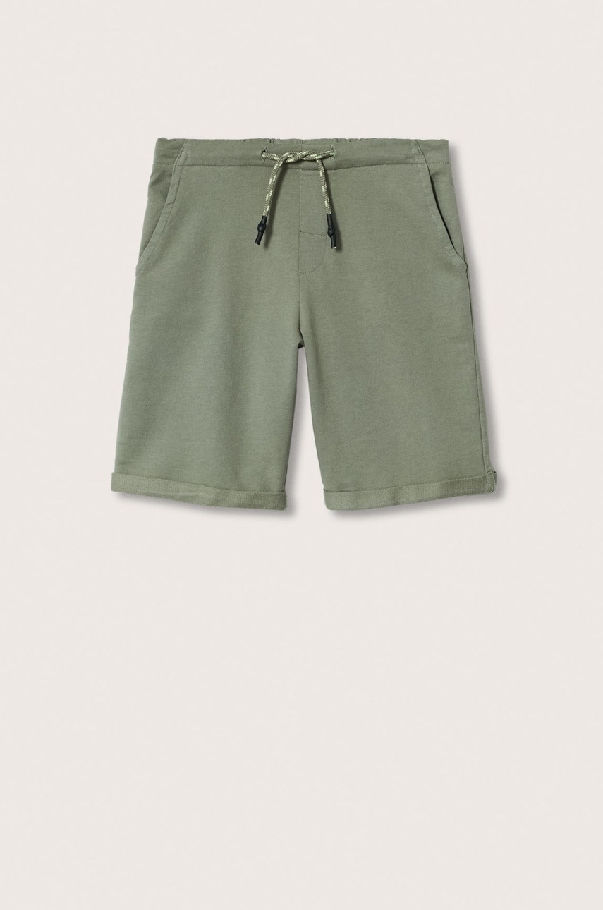 

Детски къси панталони Mango Kids Asier в кафяво, Кафяв