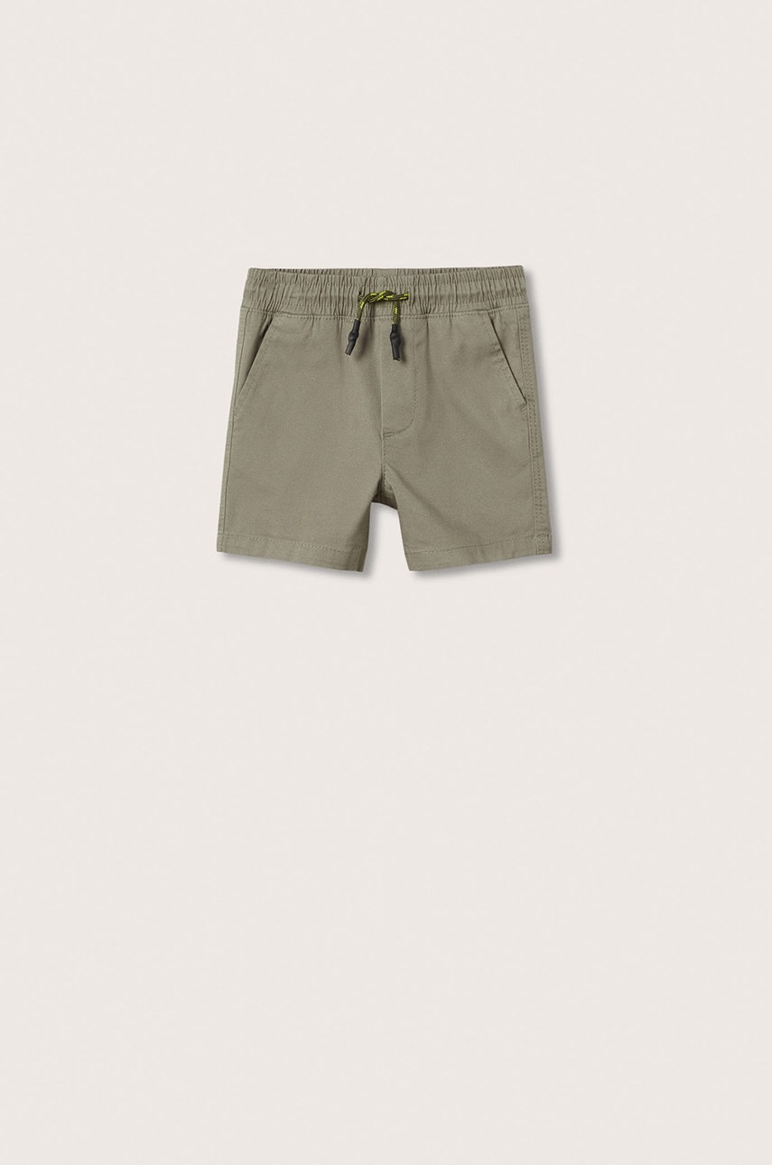 

Детски къси панталони Mango Kids Romab в кафяво, Кафяв