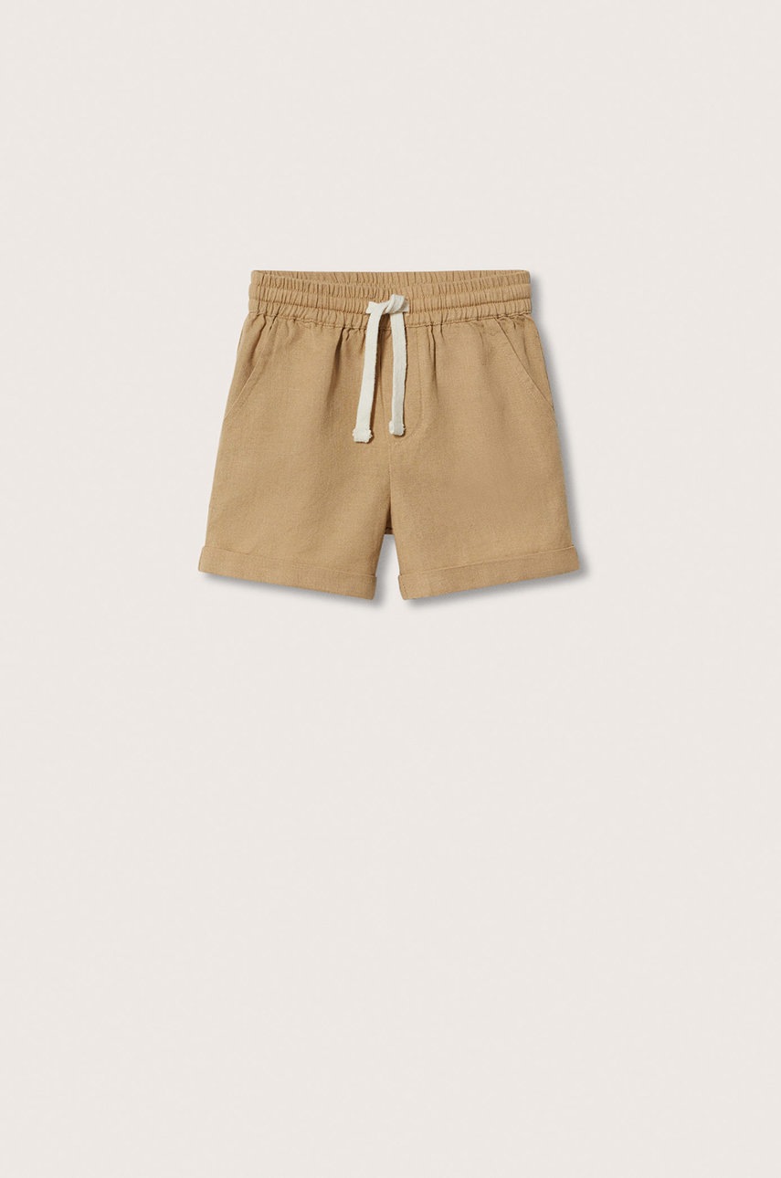 

Детски къси панталони Mango Kids Salinas в бежово, Бежов
