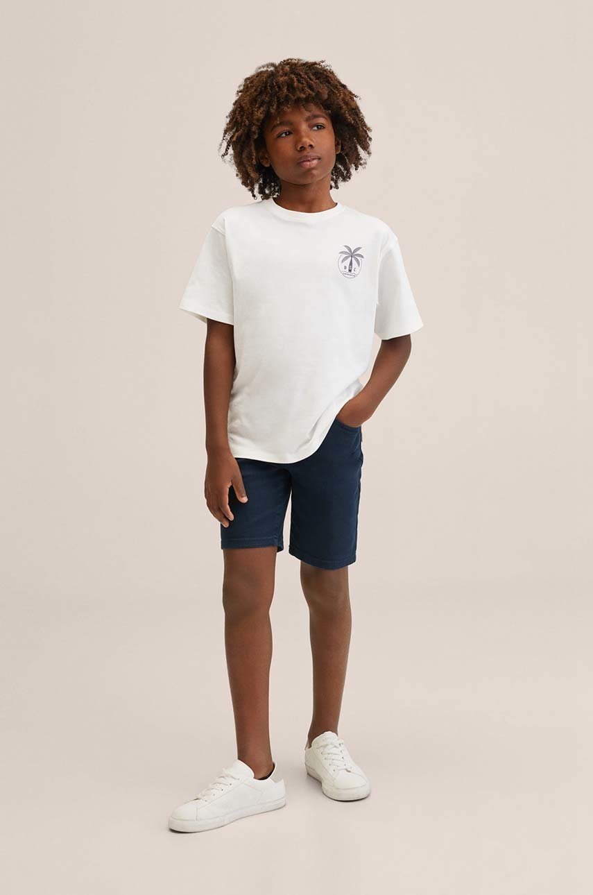 

Детски къси панталони Mango Kids Cuba в тъмносиньо, Тъмносин
