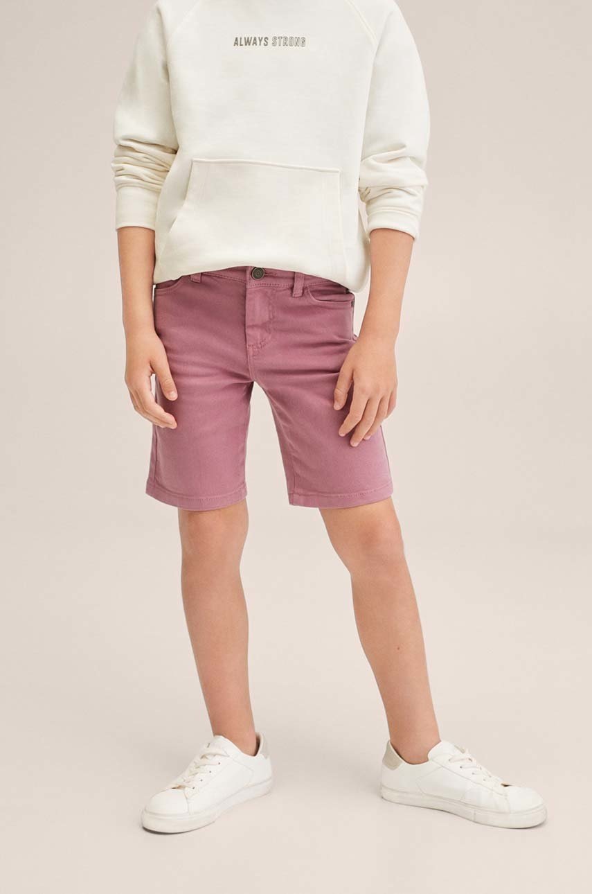 

Детски къси панталони Mango Kids Cuba в бордо