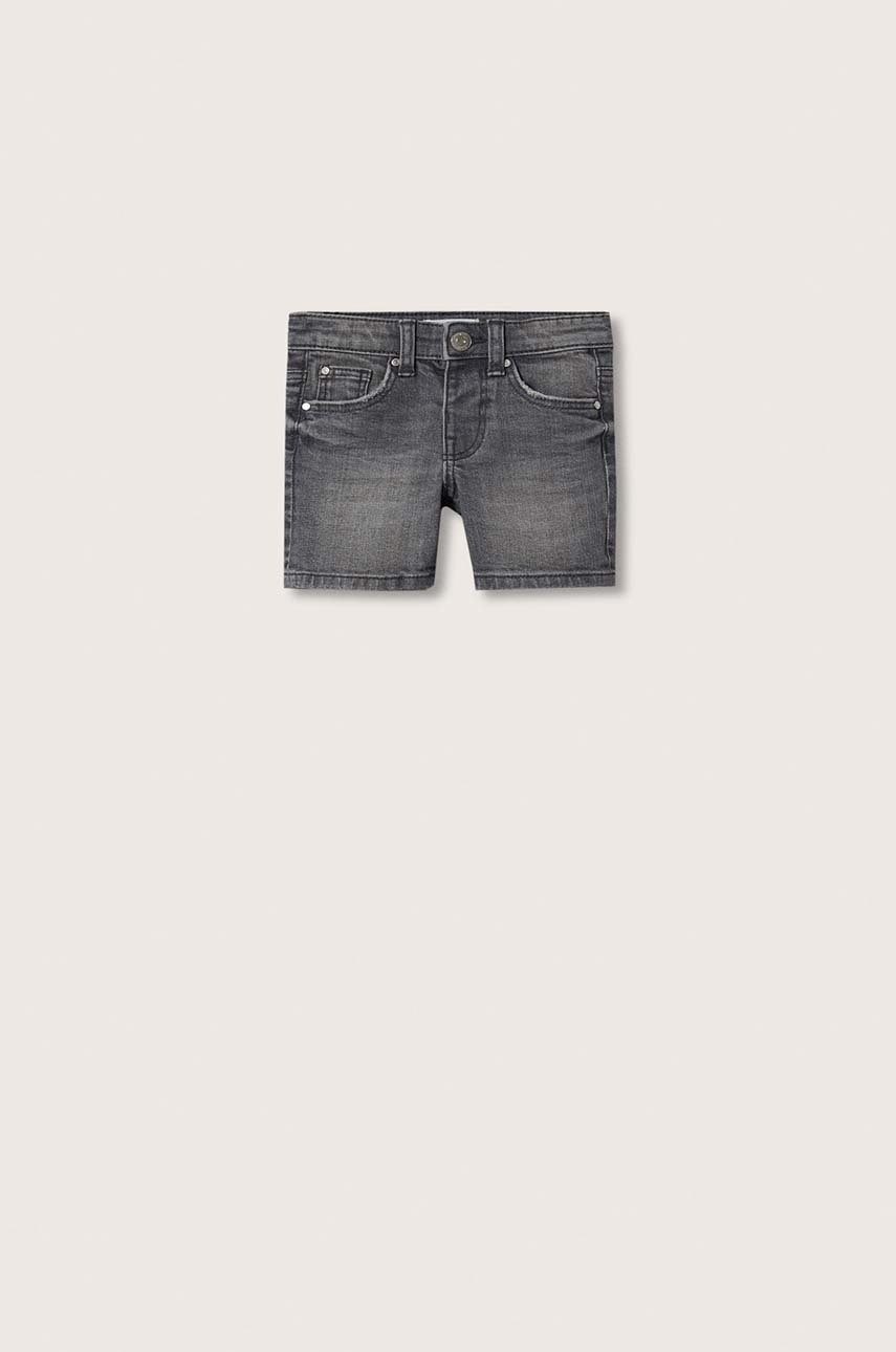 

Детски дънков къс панталон Mango Kids Johnb в сиво, Сив