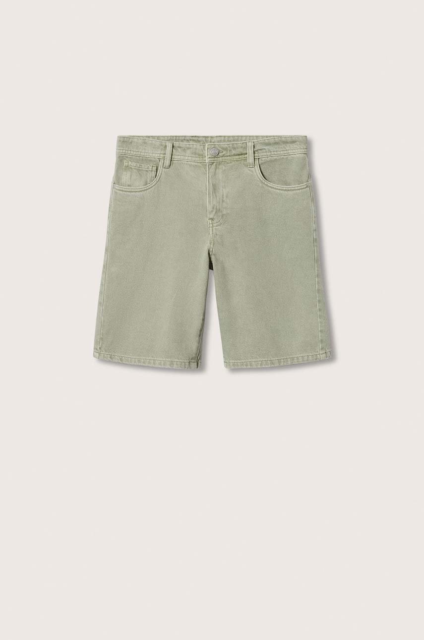 

Дитячі джинсові шорти Mango Kids Gurb колір коричневий