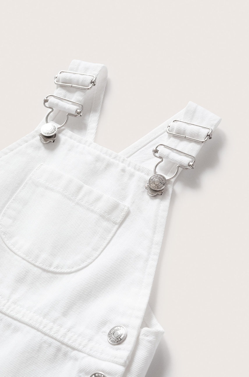 

Детский комбинезон Mango Kids Garden цвет белый